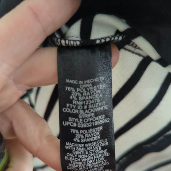 Christian Siriano Womens Black Striped Ruched Sleeves Pocket Blazer Coat Size M - Picture 4 of 8